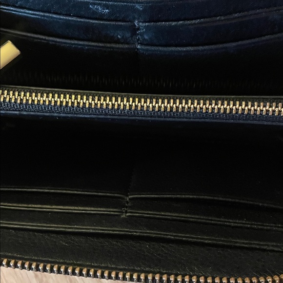 Tory Burch Black Wallet with Gold Emblem - Picture 12 of 12